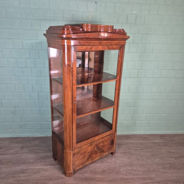 Display Cabinet Biedermeier 1830 Mahogany