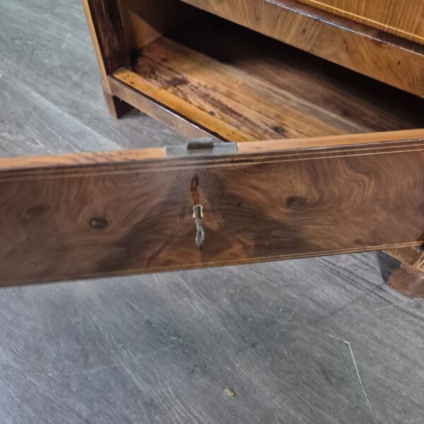 Display Cabinet Biedermeier 1830 Mahogany - Image 15