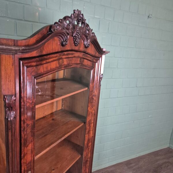 Display Cabinet Biedermeier 1860 Mahogany - Image 5