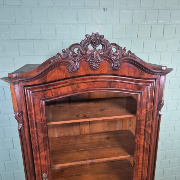 Display Cabinet Biedermeier 1860 Mahogany - Image 10