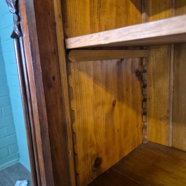 Display Cabinet Biedermeier 1860 Mahogany - Image 13