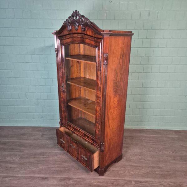 Display Cabinet Biedermeier 1860 Mahogany - Image 14