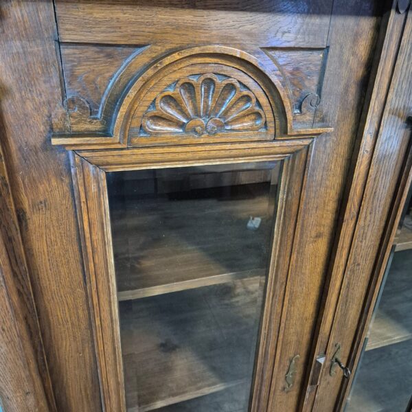 Display Cabinet Gründerzeit 1880 Oak - Image 7