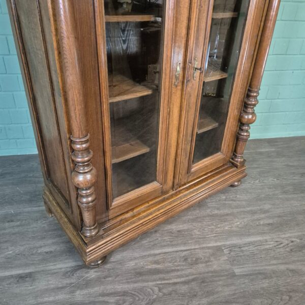 Display Cabinet Gründerzeit 1880 Oak - Image 10