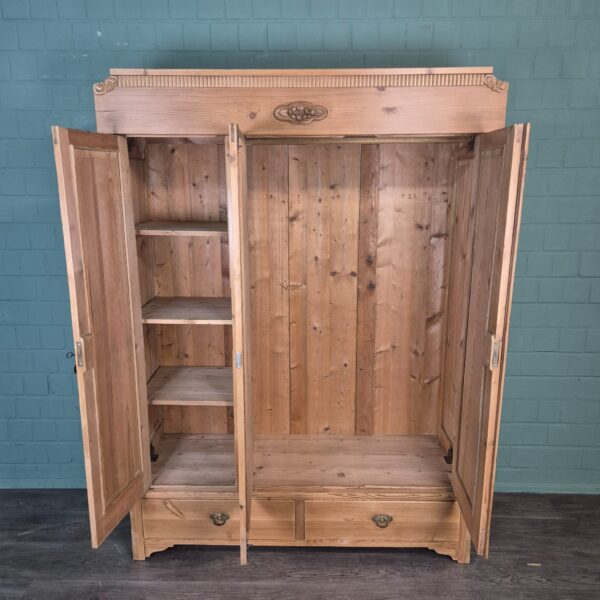 Wardrobe Jugendstil 1900 Pine - Image 16