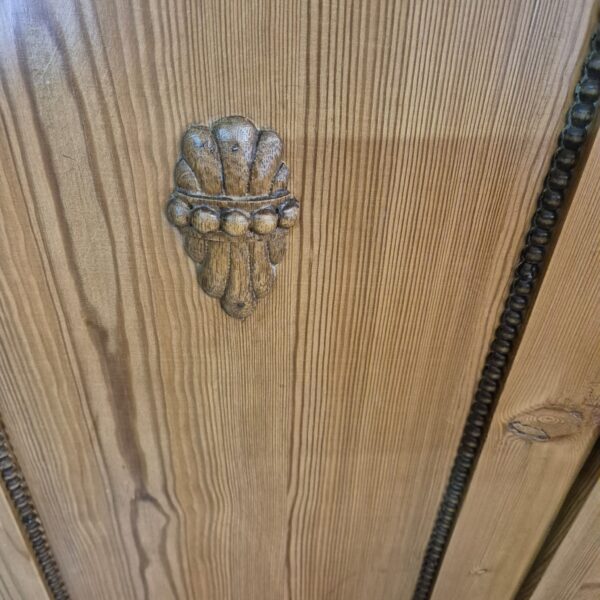 Wardrobe Jugendstil 1900 Pine - Image 10
