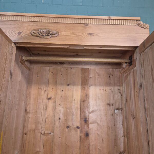 Wardrobe Jugendstil 1900 Pine - Image 17