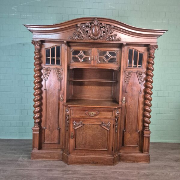 Cabinet Neo-baroque Oak 2,20 m - Image 3