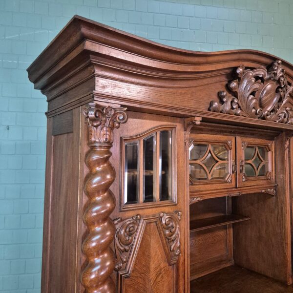 Cabinet Neo-baroque Oak 2,20 m - Image 5
