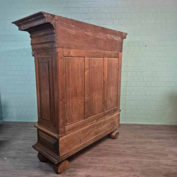 Wardrobe Historicism 1880 Oak - Image 24