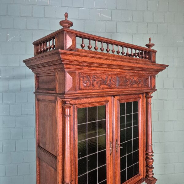 Cabinet 1880 Oak - Image 6