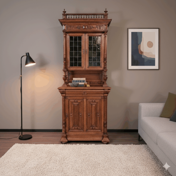 Cabinet 1880 Oak - Image 2