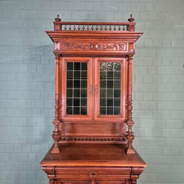 Cabinet 1880 Oak - Image 11