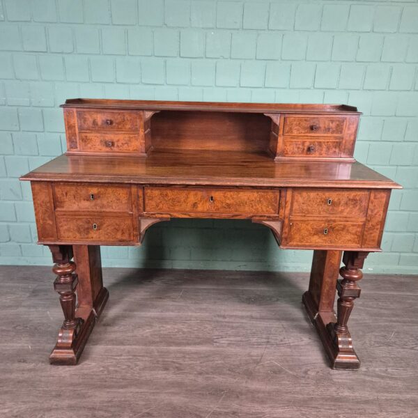 Desk Gründerzeit 1880 Walnut - Image 3