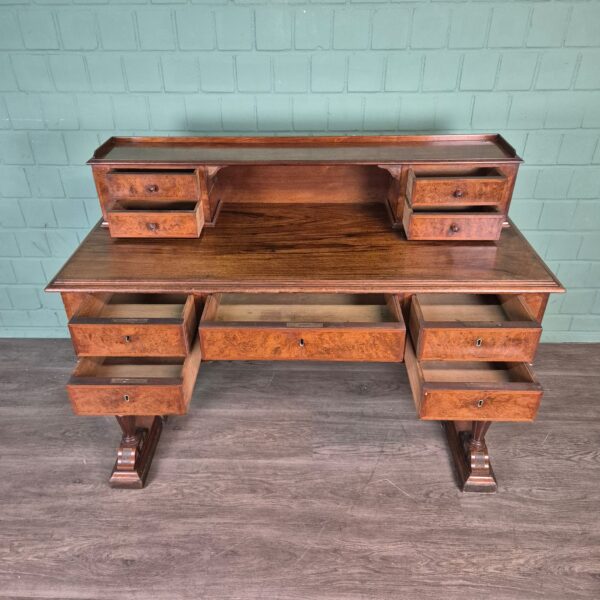 Desk Gründerzeit 1880 Walnut - Image 12