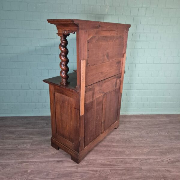 Cabinet Neo-baroque 1920 Oak - Image 17