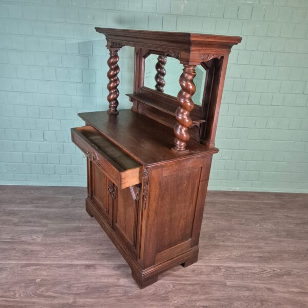 Cabinet Neo-baroque 1920 Oak - Image 13