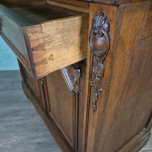 Cabinet Neo-baroque 1920 Oak - Image 14