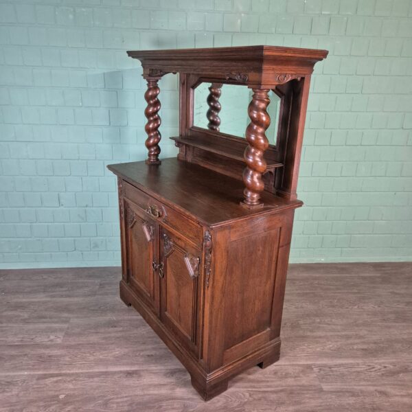 Cabinet Neo-baroque 1920 Oak - Image 4