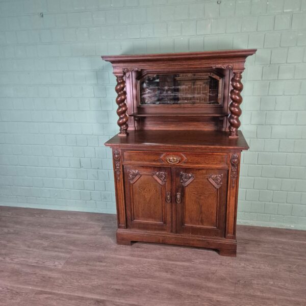 Cabinet Neo-baroque 1920 Oak - Image 3
