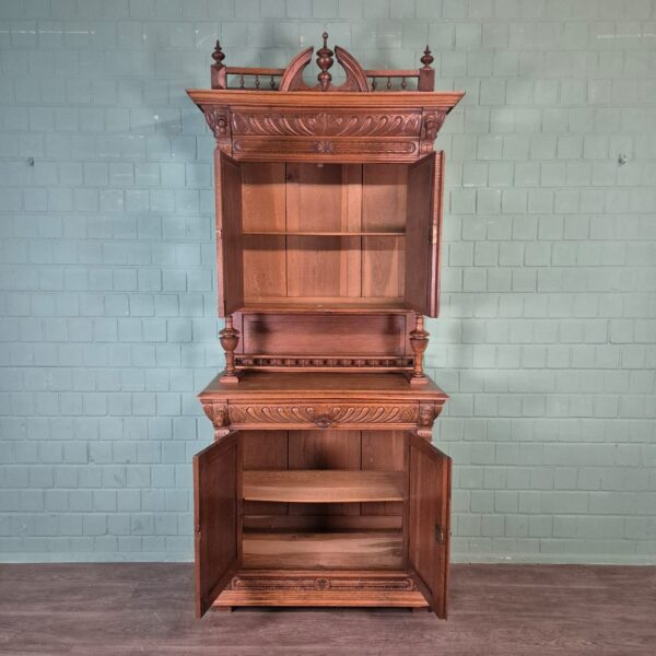 Cabinet Gründerzeit 1880 Oak - Image 16