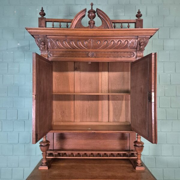 Cabinet Gründerzeit 1880 Oak - Image 17