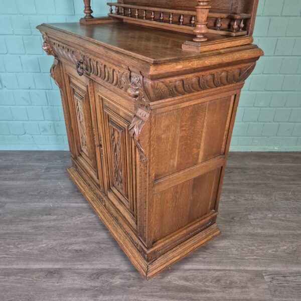 Cabinet Gründerzeit 1880 Oak - Image 11