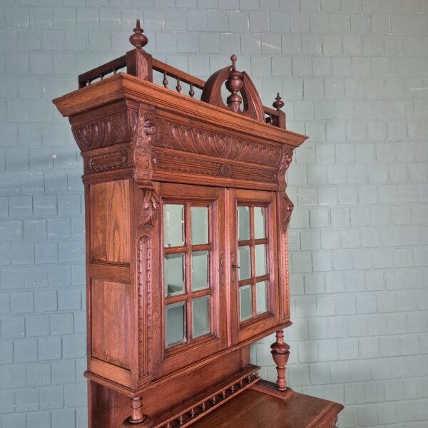 Cabinet Gründerzeit 1880 Oak - Image 5