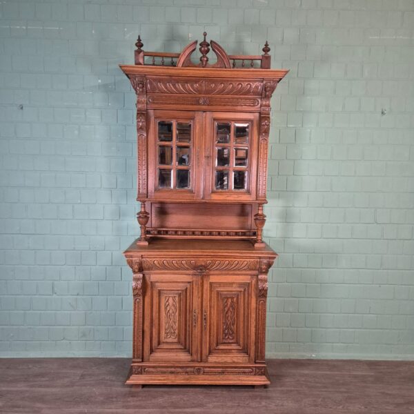 Cabinet Gründerzeit 1880 Oak - Image 3