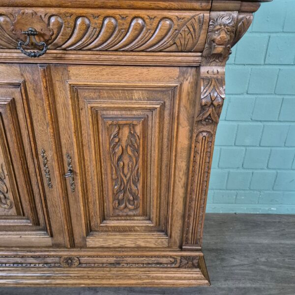 Cabinet Gründerzeit 1880 Oak - Image 9