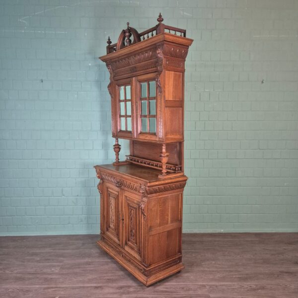 Cabinet Gründerzeit 1880 Oak - Image 4