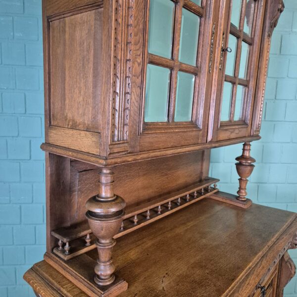 Cabinet Gründerzeit 1880 Oak - Image 7