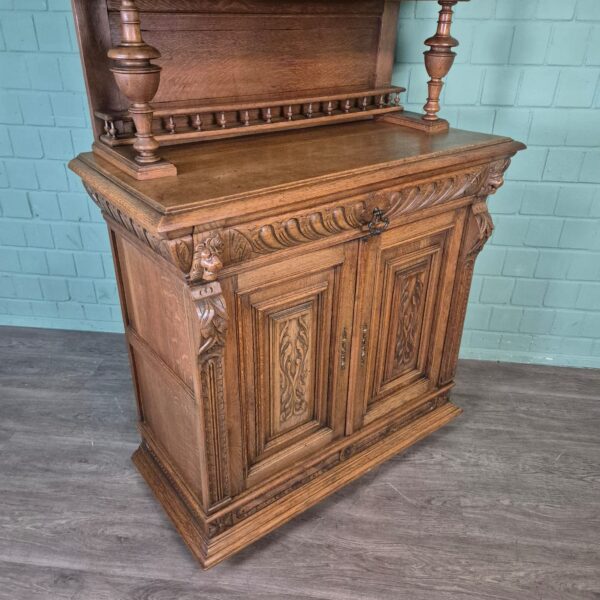 Cabinet Gründerzeit 1880 Oak - Image 8