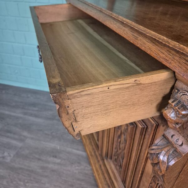 Cabinet Gründerzeit 1880 Oak - Image 21