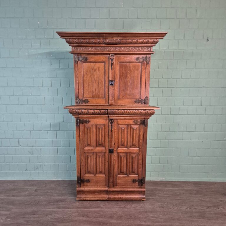 Corner Cabinet Neo-baroque Oak 1,20 m - Image 3