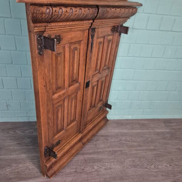 Corner Cabinet Neo-baroque Oak 1,20 m - Image 8