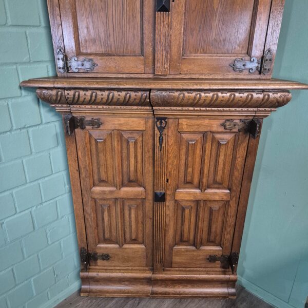 Corner Cabinet Neo-baroque Oak 1,20 m - Image 9
