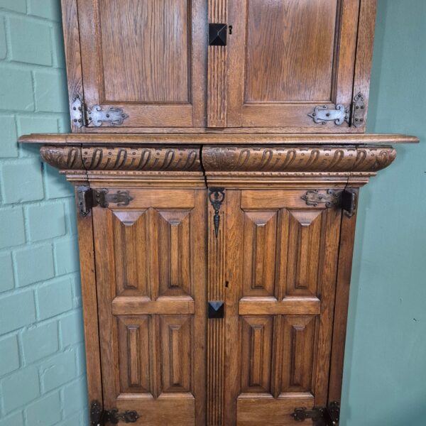 Corner Cabinet Neo-baroque Oak 1,20 m - Image 7