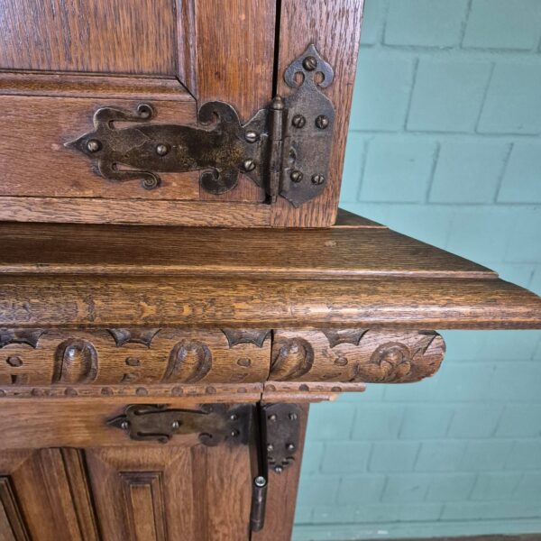 Corner Cabinet Neo-baroque Oak 1,20 m - Image 14