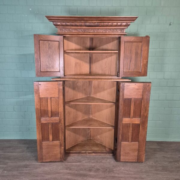 Corner Cabinet Neo-baroque Oak 1,20 m - Image 16