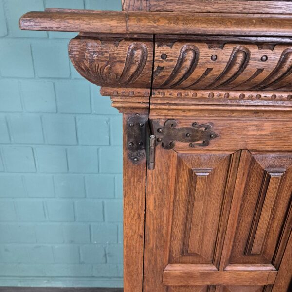 Corner Cabinet Neo-baroque Oak 1,20 m - Image 10