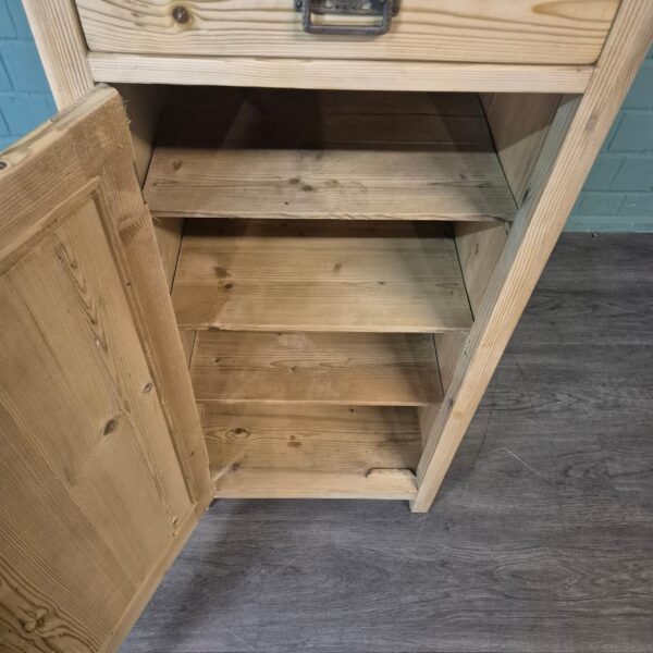 Bedside Table Jugendstil 1900 Pine - Image 8