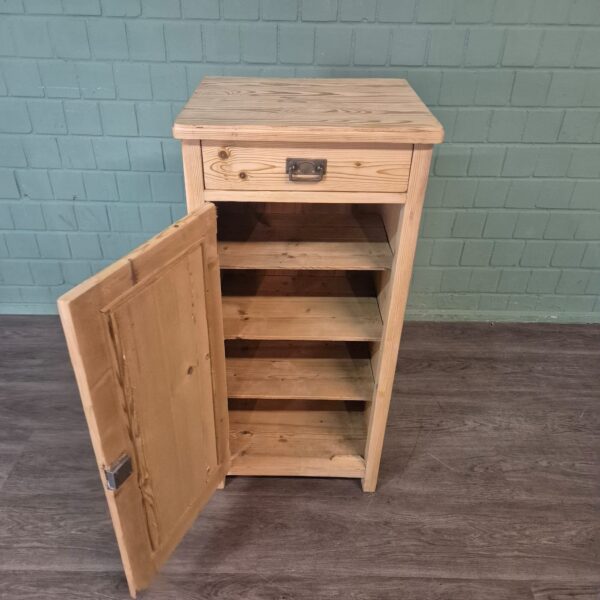 Bedside Table Jugendstil 1900 Pine - Image 7