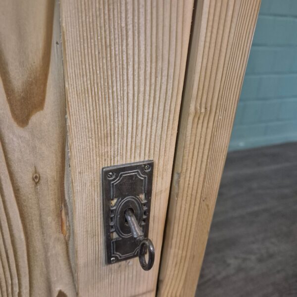Bedside Table Jugendstil 1900 Pine - Image 6