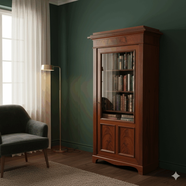 Bookcase Jugendstil 1920 Mahogany - Image 2