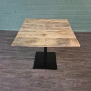Café/Restaurant Table Mango Wood Steel 0,80 m