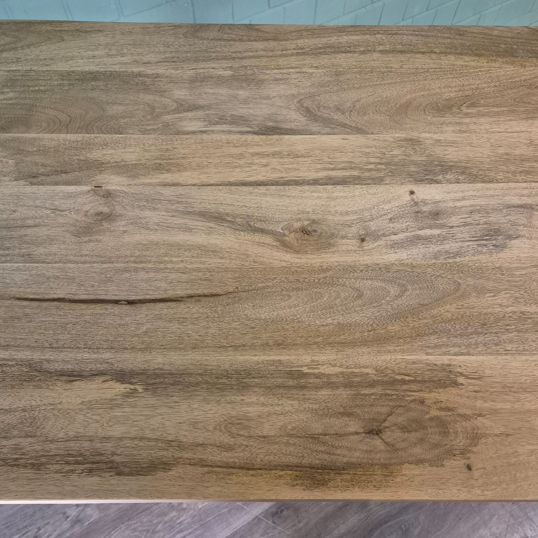 Mango Wood Steel Bar Table 1.20 m x 0.70 m - Image 6