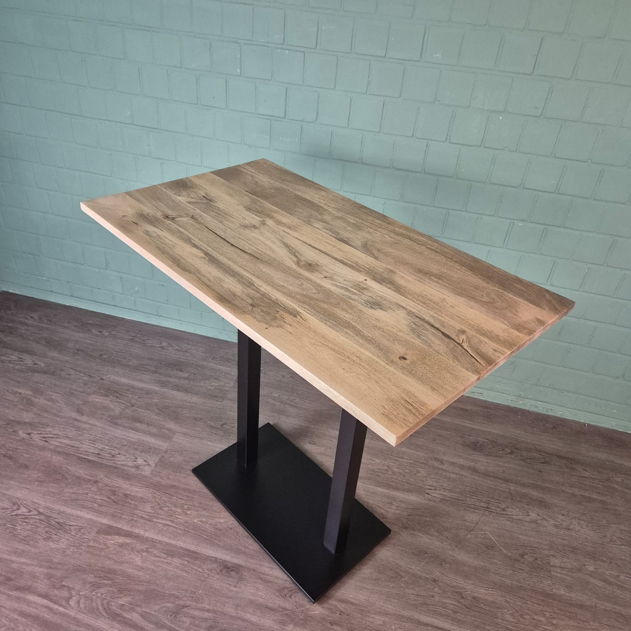 Mango Wood Steel Bar Table 1.20 m x 0.70 m - Image 5