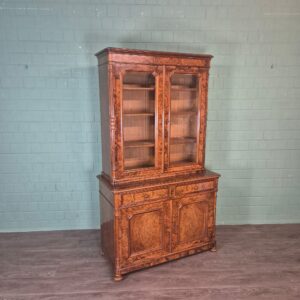 Display Cabinet Biedermeier 1860 Walnut