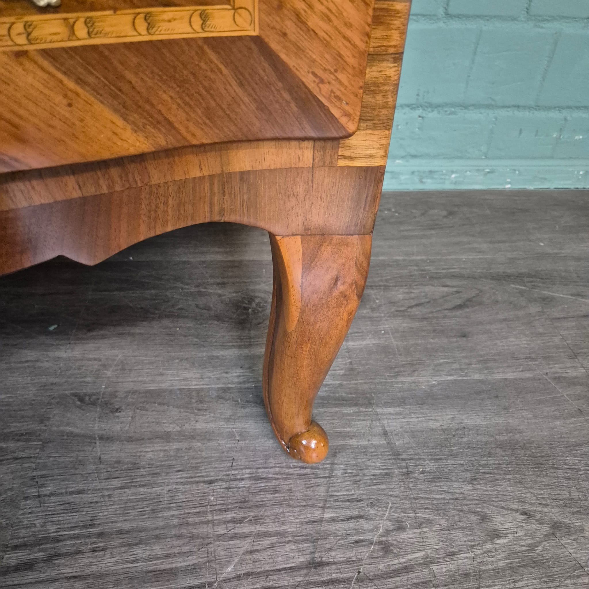 Chest of Drawers Baroque 1780 Walnut - Image 12